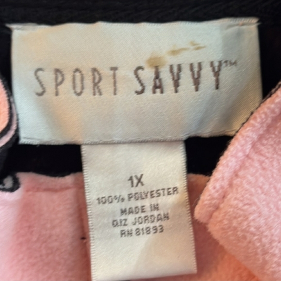 Sport Savvy, Zip-up Jacket, Size 1X - Picture 4 of 6